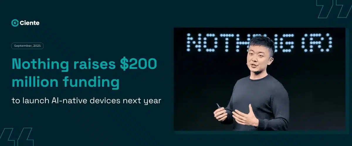 Nothing raises $200 million funding, to launch AI-native devices next year