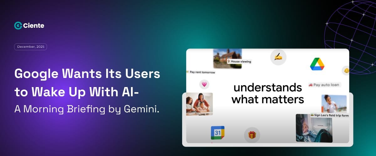 Google Wants Its Users to Wake Up With AI- A Morning Briefing by Gemini.