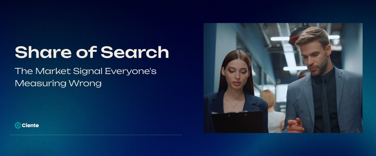 Share of Search The Market Signal Everyones Measuring Wrong Newsroom Share of Search: The Market Signal Everyone's Measuring Wrong