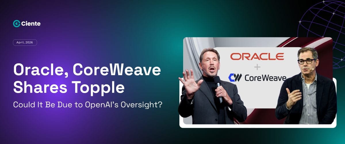 Oracle CoreWeave Shares Topple Could It Be Due to OpenAIs Oversight Newsroom Oracle