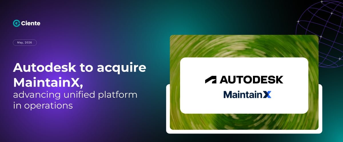 Autodesk To Acquire MaintainX, Advancing Unified Platform In Operations Autodesk To Acquire MaintainX, Advancing Unified Platform In Operations