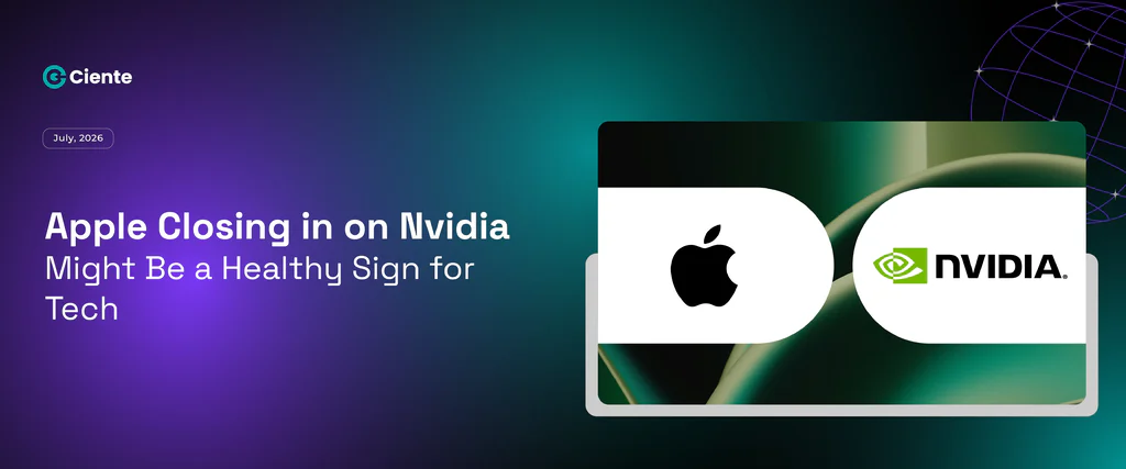 Apple Closing In On NVIDIA Might Be A Healthy Sign For Tech Apple Closing In On NVIDIA Might Be A Healthy Sign For Tech