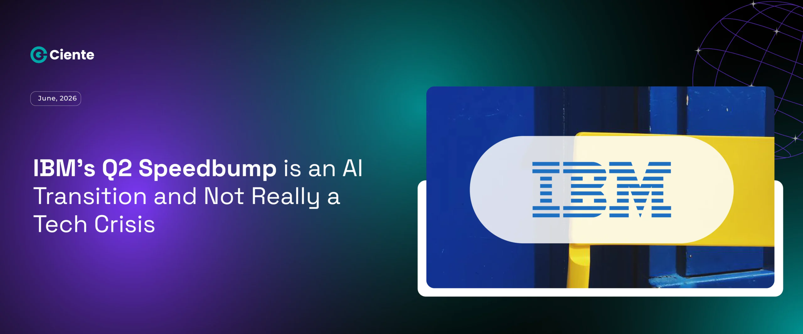 IBMs Q2 Speedbump is an AI Transition and Not Really a Tech Crisis scaled Newsroom IBM