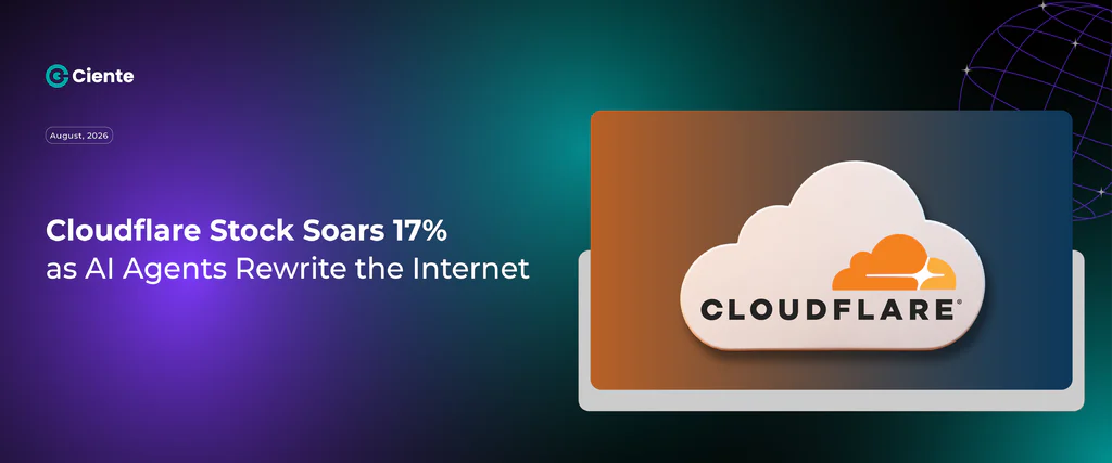 Cloudflare Stock Soars 17% As AI Agents Rewrite The Internet Cloudflare Stock Soars 17% As AI Agents Rewrite The Internet
