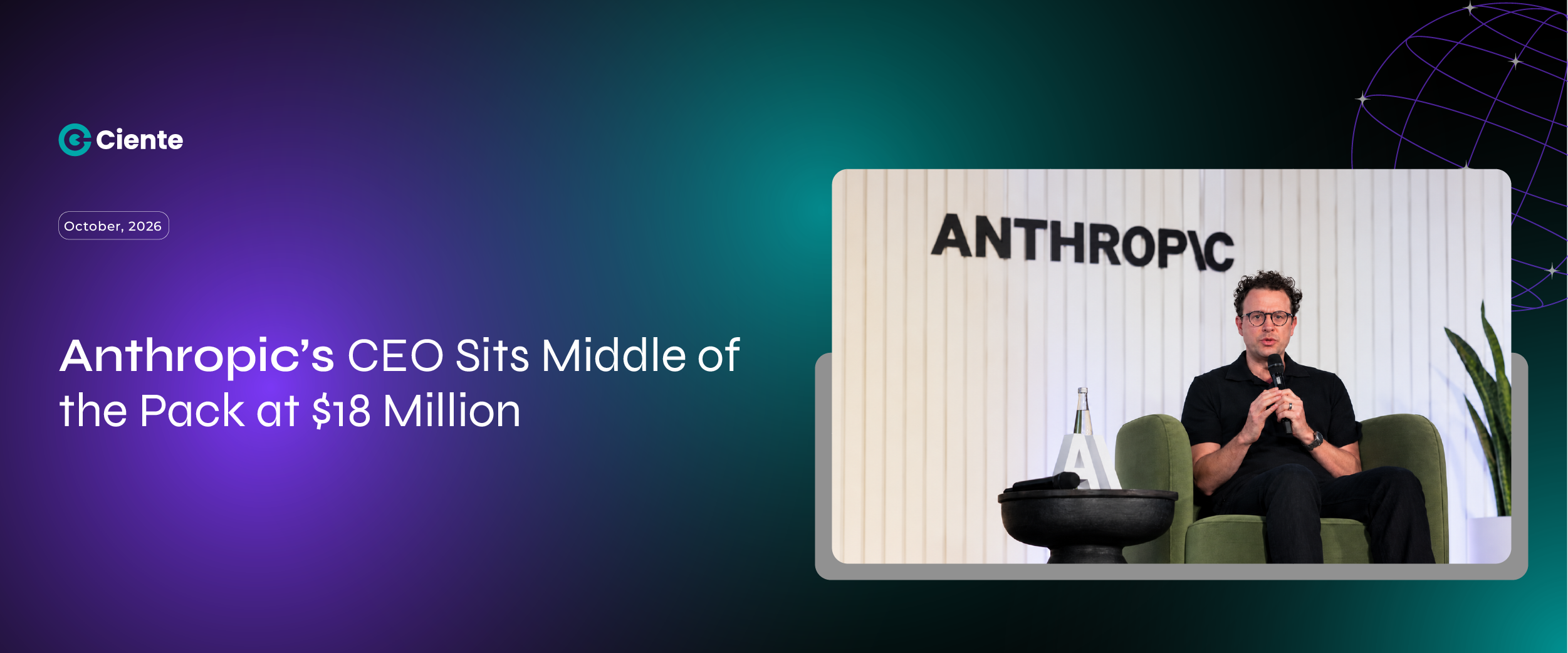 Anthropics CEO Sits Middle of the Pack at 18 Million Newsroom Anthropic